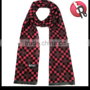 high quality mens warm winter wool fashion long scarves for business or Casual pattern various colors