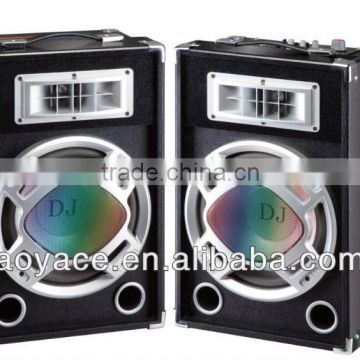 stage speaker with disco light 10"woofer 2014