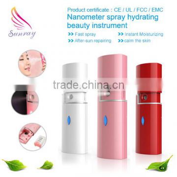 Multiple beauty equipment 3A battery nano ion face spray mini facial steamer for home use