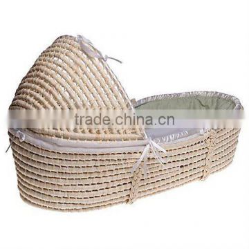 handmade Eco-friendly straw baby bed