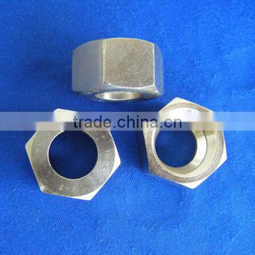 stainless steel, brass, aluminum hex threaded pipe fitting nut, aluminum pipe nut