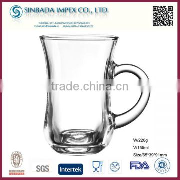 SGS Level wholesale exquisite bulk glass coffee mugs