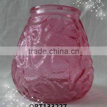 Paint color glass candle holder