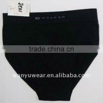 black custom seamless underwear mens boxer briefs