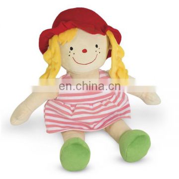 Customized New Kids Stuffed Soft Toy Plush Rag Girl Doll Wholesale Cheap 30CM Plush Baby Doll