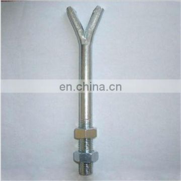 Forging Y type Anchor Bolt with nut and washer