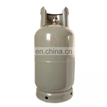 Cheap price 15kg GB5824 ISO4706 empty lpg gas cylinder with valve