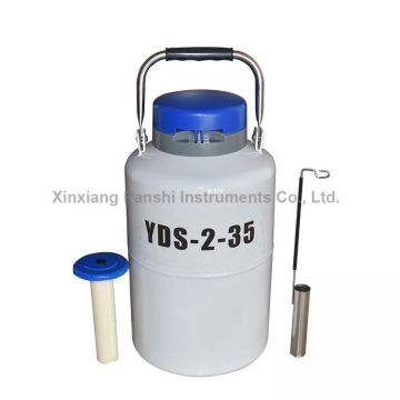 YDS-2 portable liquid nitrogen dewar 2 liter Cryogenic Container