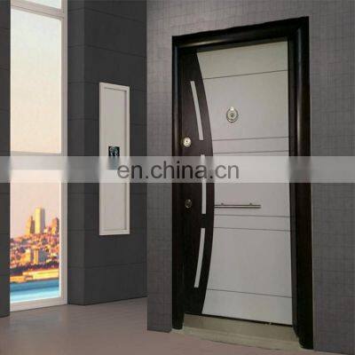 Modern front door design steel wooden door security armored doors italian style