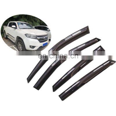 car rain guard side window wind deflectors door rain vent visors/sun visor deflectors for JAC