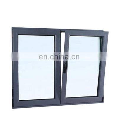 Upvc Prefabricated Frames House Windows Swing Large Modern Glass Window