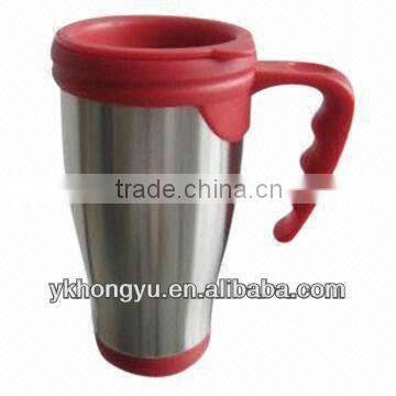 450ml popular stainless steel coffee mug with lid
