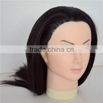 fabric black rubber mannequin head