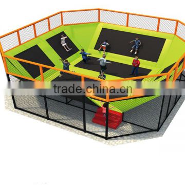 MBL09-A216 large indoor and outdoor trampoline physical game trampoline combination