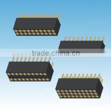 1.27mm pitch single double triple DIP Round Female Header