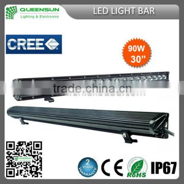 Factory Supply 90W 30 inch 8100LM Offroad LED Light Bar with CHIP build-in