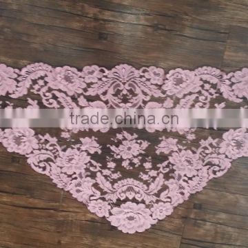 115cm*50cm French fashion classic style ladies soft tulle triangle lace veil