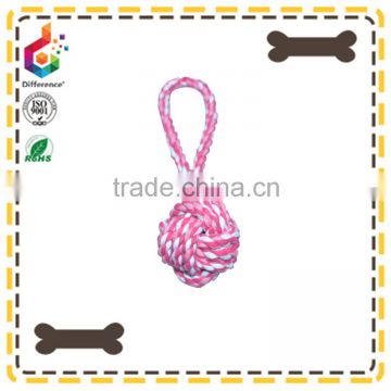 Knots Cotton Rope Strengthen Teeth Pets Ball Toy