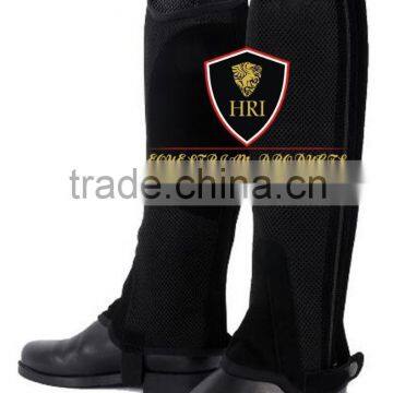 Black Air Mesh Half chaps / Horse Riding Half Chaps / Horse Riding Colorful Half chaps/Gaiters