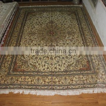 artificial handmade pure silk carpet for bedroom