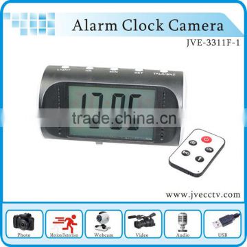 JVE-3311F-1 Alarm Clock DV Security Hidden 640 x 480 Resolution clock Camera, Support Remote Control Shooting and Recording
