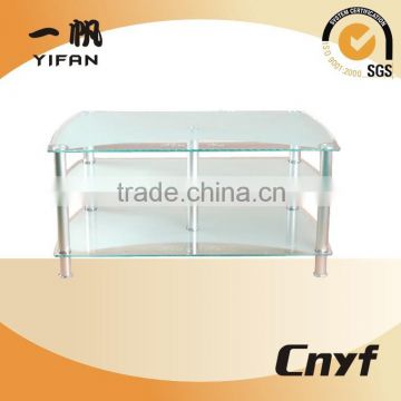 Simple tempered glass TV stand,best selling modern design glass tv stand