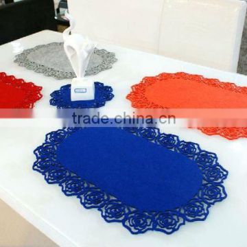 Eco-friendly Table Mat Made Of Felt For Home Decoration