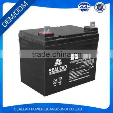 hot sale factory price 12V 33ah lead acid battery with ISO CE certificate