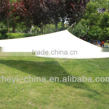 Triangle waterproof polyester shade sail
