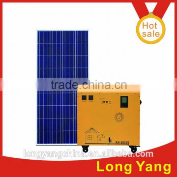 2015 hot 1000W Pure sin portable solar power generator DC to AC system