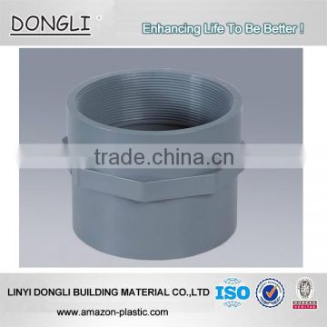 Manufactory grey pvc pipe fittings 32mm male thread coupler