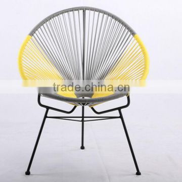 Sun chair Egg chair Modern Iron Ovally Chair PE Rattan Set/ Wicker Garden Chair