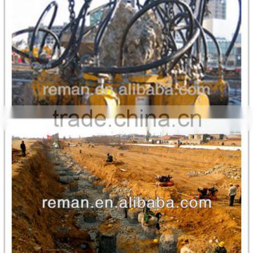 Concrete Round Pile Head Cutter, Hydraulic Pile Breaker for Excavator