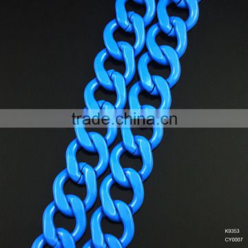 colored aluminum decoration chain