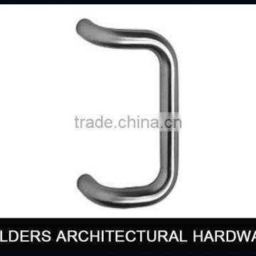 Stainless steel tube pull handle for glass door