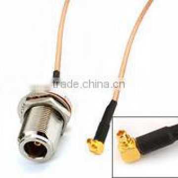 RF Coaxial Pigtail Cable MMCX Male to N Female