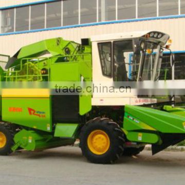 160hp white and green small corn harvesting machine