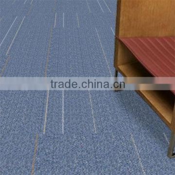 Blue Polypropylene Carpet Tiles With Bitumen Backing