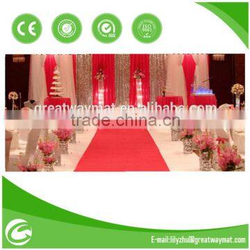 best sale red non woven carpet