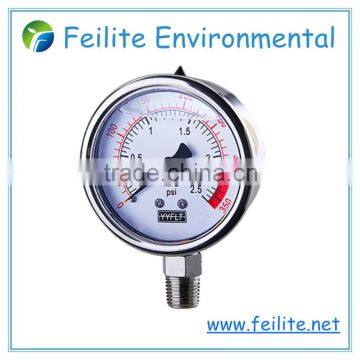 Feilite all stainless steel and Liquid Filled Pressure Gauge