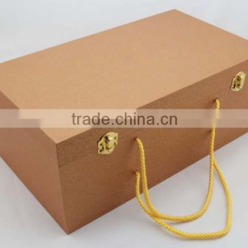 Luxury wooden gift packaing box / wooden wine packaging box