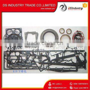 auto spare parts diesel engine Generator K19 Lower Engine Gasket Set