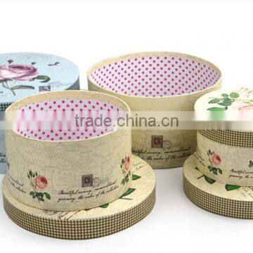 Best different design for the round gift paper packaging box