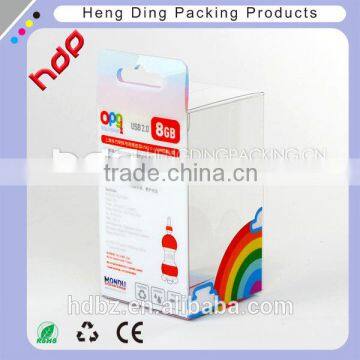 manufacturer printed clear plastic pvc packing box design