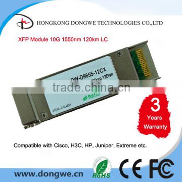 Cisco compatible 10G 1550nm 120km XFP Transceiver XFP-10G-ZR