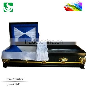 JS-A1745 funeral American metal casket supplies hot sale