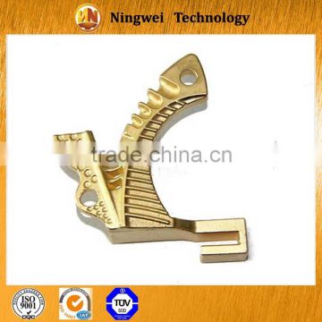 Copper investment casting tatto machine parts , casting wax products