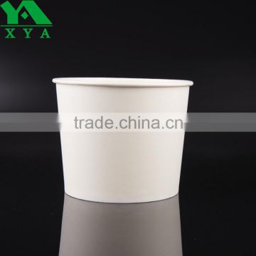 biodegradable surgar cane paper soup cups with lids and spoon