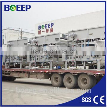 Belt thickening dehydrator widely used in SBR project