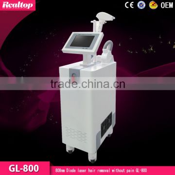 High performance hair removal system , professional 808nm diode laser hair removal machine price for beauty salon and clinic
